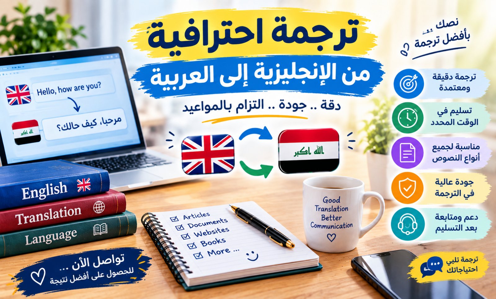 ترجمه النصوص والمحتوى من الانكليزيه الى العربيه باحترافيه، صورة 5 من 5