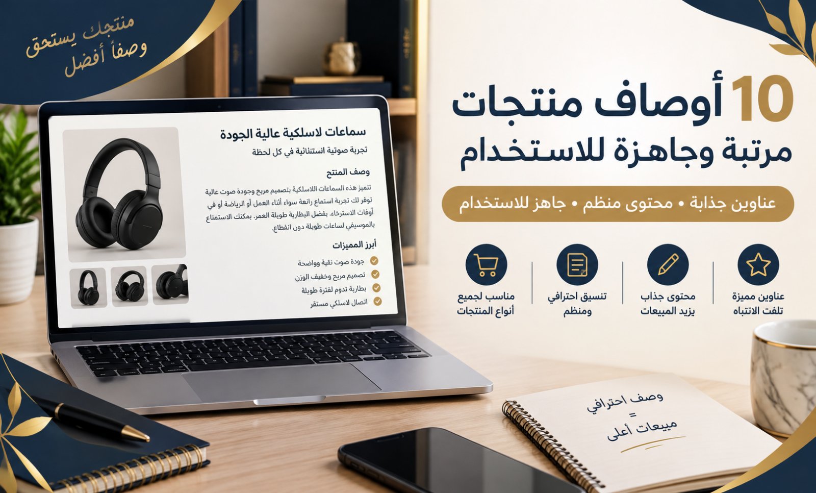 كتابة أوصاف احترافية وجذابة لـ 10 منتجات للمتاجر الإلكترونية, image 4 of 5