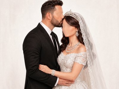 تصميم دعوات | رسم شخصيات👰🏻‍♀️🤵🏻🤍
