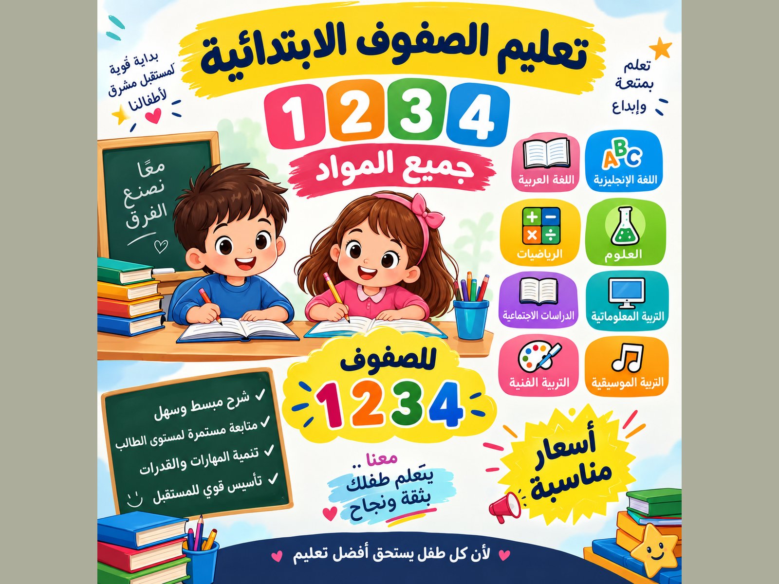 معلمة الصفوف الابتدائية