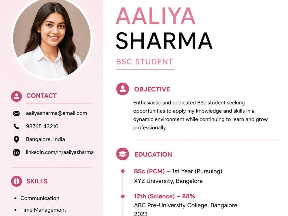 I will create and format a professional CV