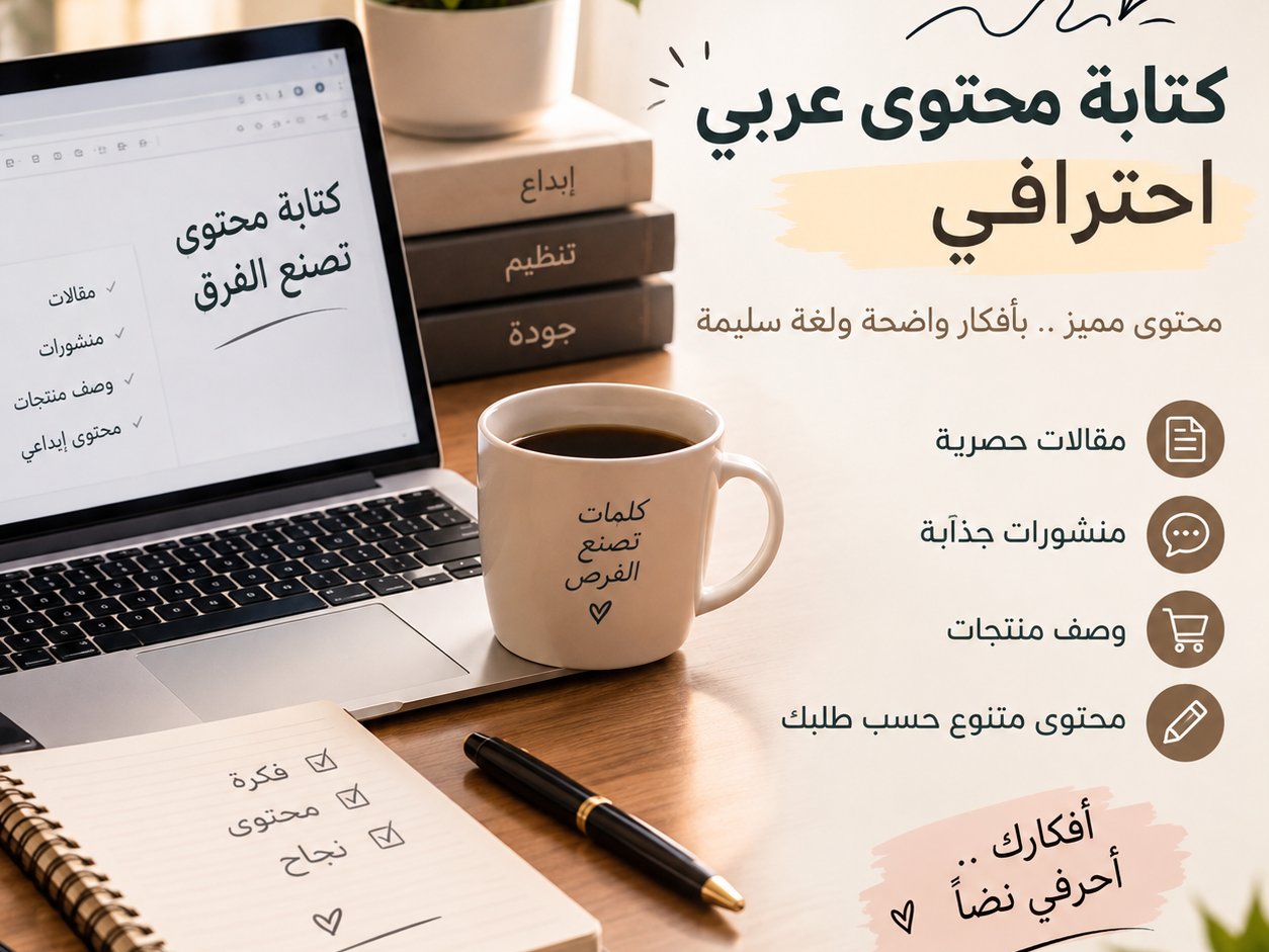 سأكتب لك محتوى عربي احترافي وواضح حسب طلبك, image 4 of 5