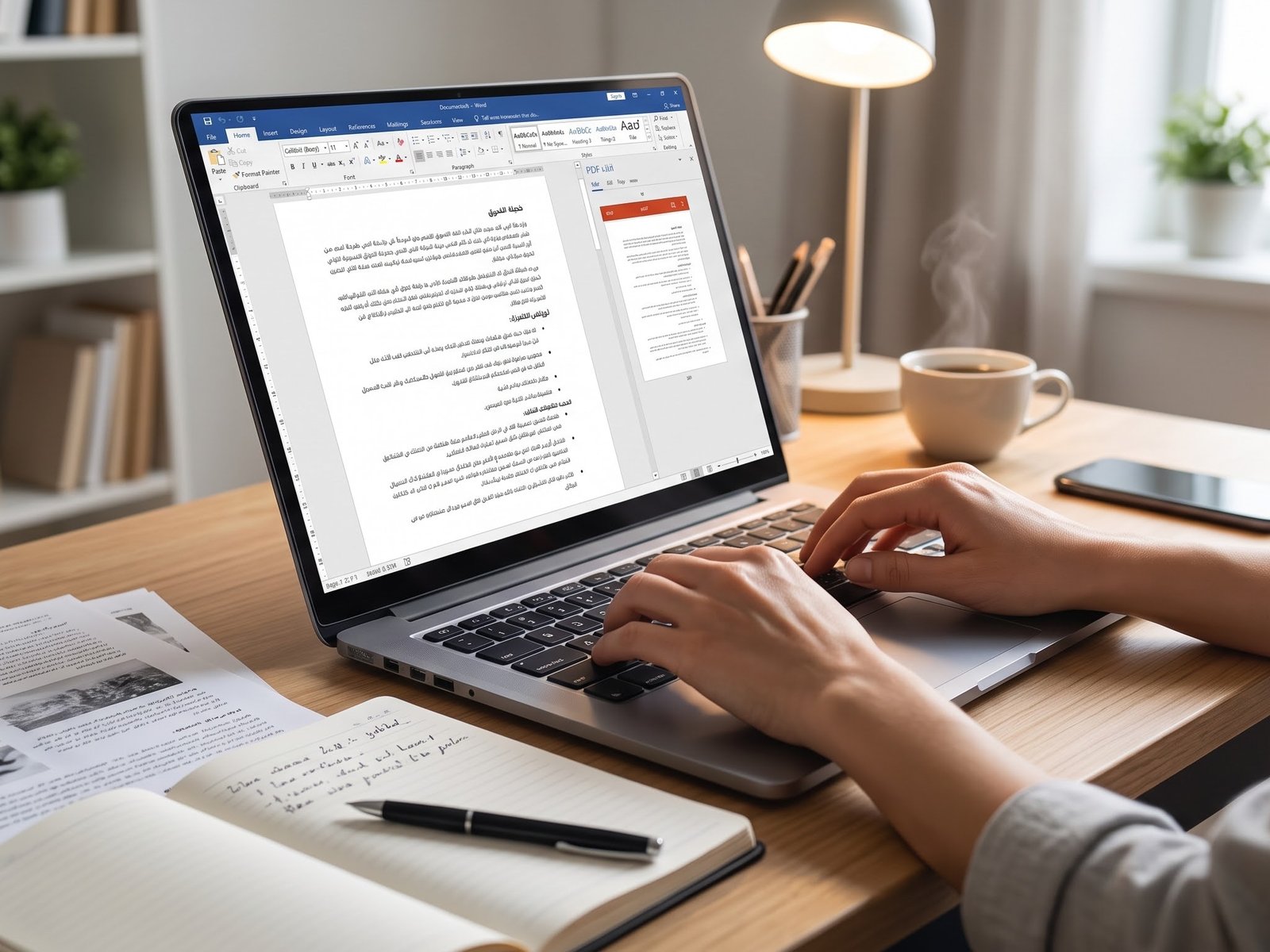 I will type and format documents in Microsoft Word