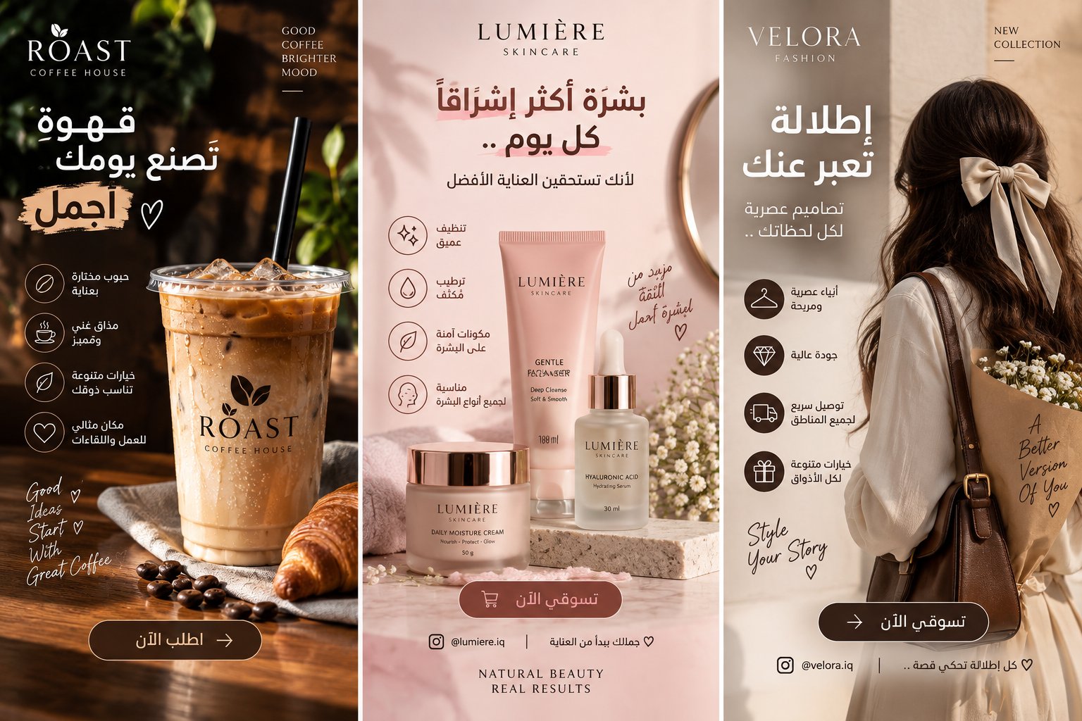 سأصمم لك منشورات سوشيال ميديا احترافية باستخدام Canva, image 1 of 5