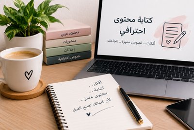 كتابة محتوى احترافي باللغة العربية