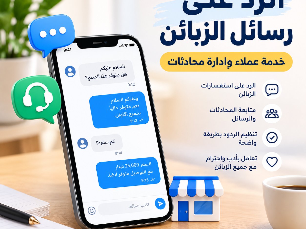رسائل الزبائن وإدارة المحادثات للصفحات