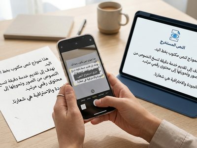 تفريغ وتحويل النصوص من الصور والمستندات إلى ملف Word أو PDF منسق