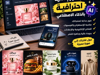 تصميم صورة إعلانية بالذكاء الاصطناعي