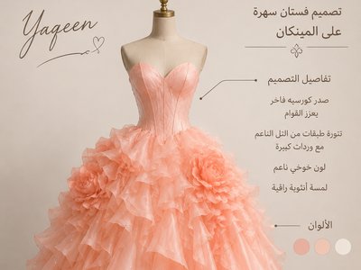 Luxury Evening Dress Design