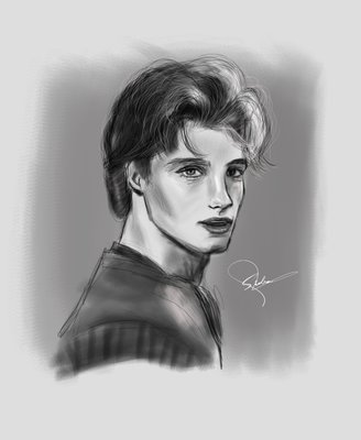 رسم صورة شخصية رقمية