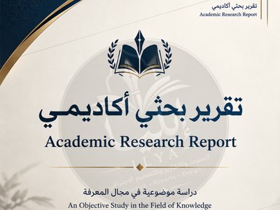تصميم تقارير وبحوث أكاديمية باللغة العربية والأنكليزية