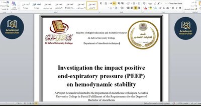 Graduation Research Preparation & Formatting