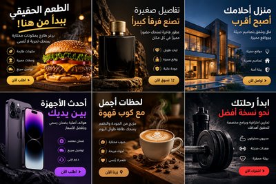 كتابة منشورات وإعلانات عربية احترافية