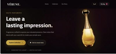 VÉRUNE — Luxury Interactive Fragrance Store