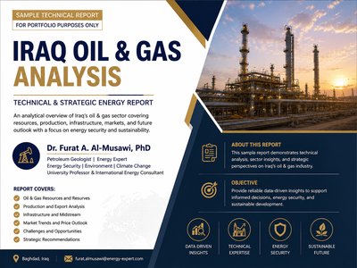 إعداد وتحليل تقارير النفط والطاقة في العراق