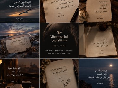 مداد الألباتروس | نماذج من الخواطر والكتابات الأدبية