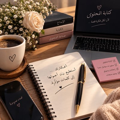 الكتابة
نموذج كتابة منشور إعلاني لمتجر ملابس