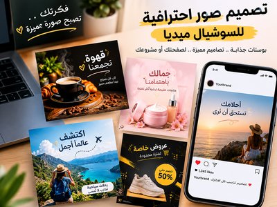 تصميم صور بالذكاء الاصطناعي احترافيه للسوشيال