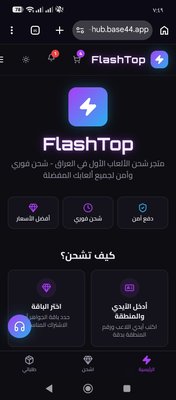 تصميم وإنشاء متجر إلكتروني لشحن الألعاب / فلاش توب